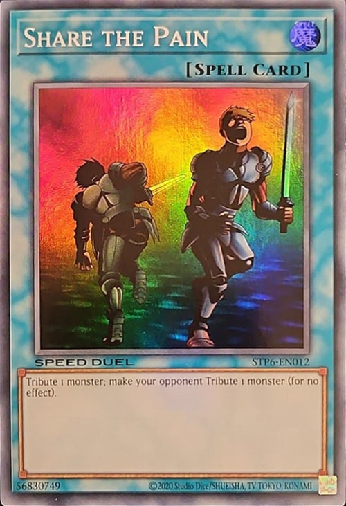 Share the Pain Card Front