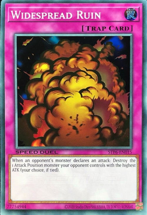 Widespread Ruin Card Front