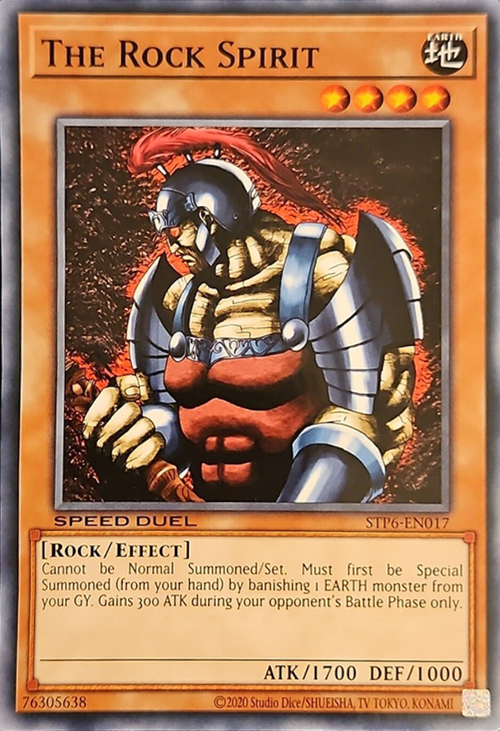 The Rock Spirit Card Front