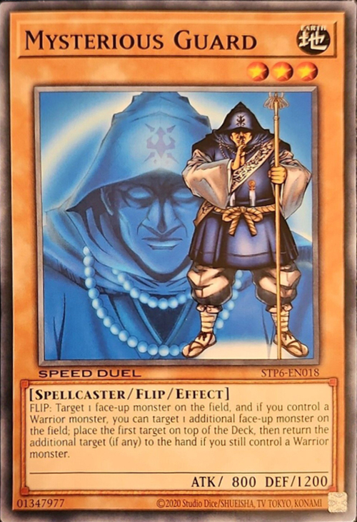 Mysterious Guard Card Front