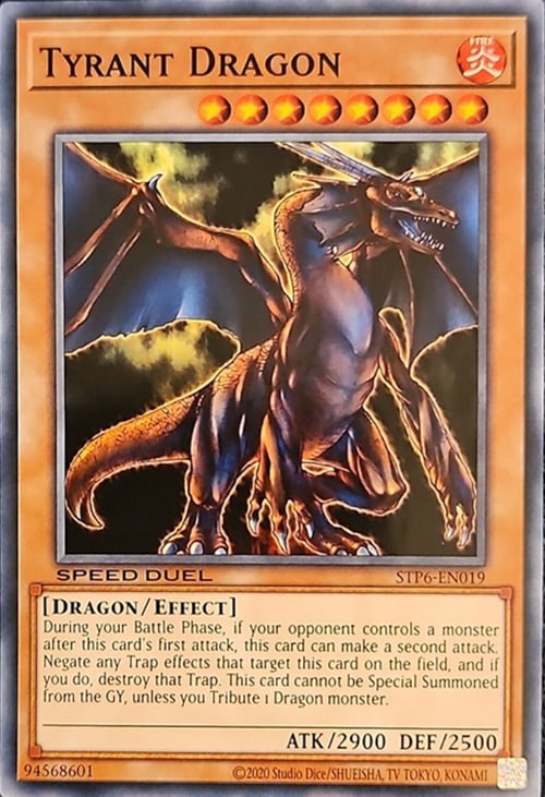 Tyrant Dragon Card Front