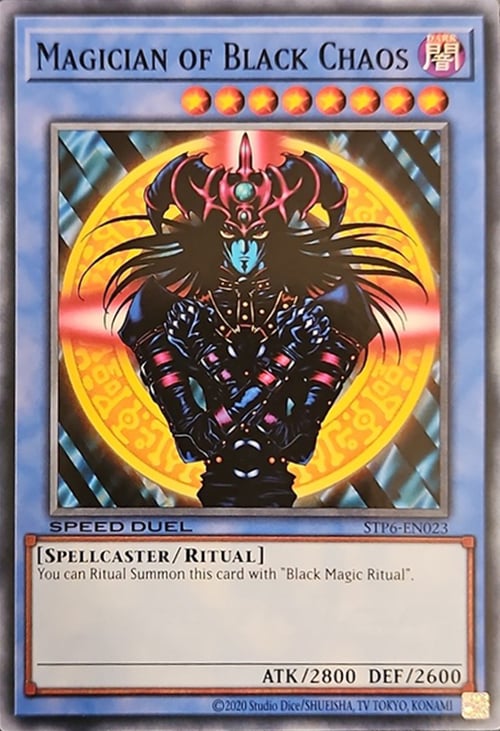 Mago del Chaos Oscuro Card Front