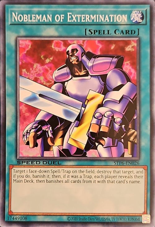 Nobiluomo dello Sterminio Card Front