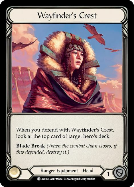Wayfinder's Crest Card Front