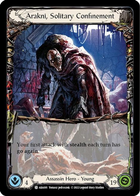 Arakni, Solitary Confinement Card Front