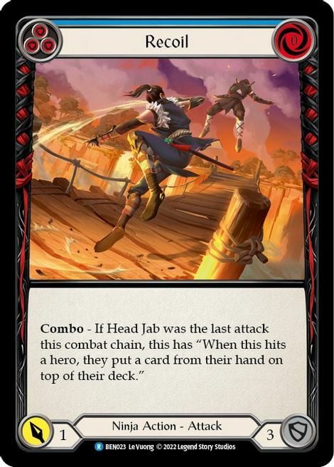 Recoil - Blue Card Front
