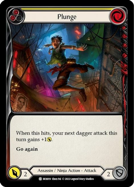 Plunge - Yellow Card Front