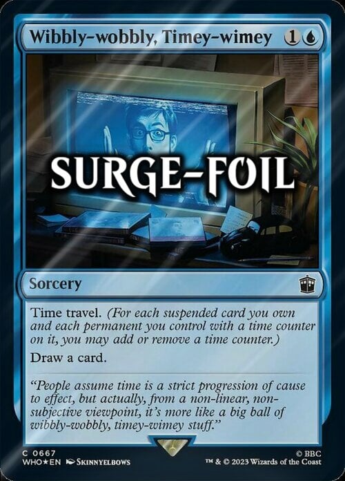 Wibbly-wobbly, Timey-wimey Card Front