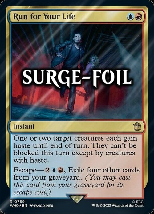 Run for Your Life Card Front