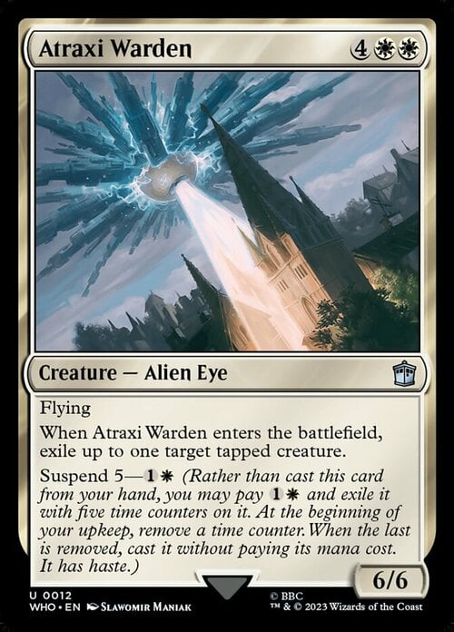 Atraxi Warden Card Front
