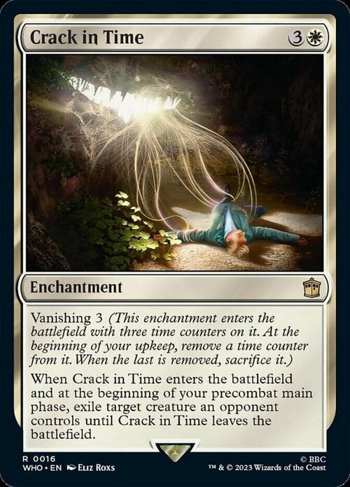 Crack in Time Card Front