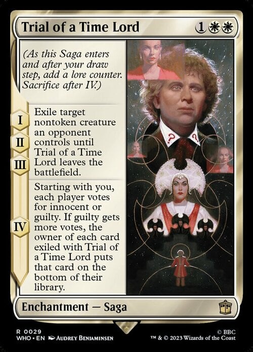 Trial of a Time Lord Card Front