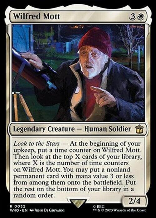 Wilfred Mott Card Front