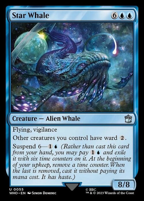 Star Whale Card Front