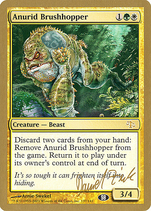 Anurid Brushhopper Card Front