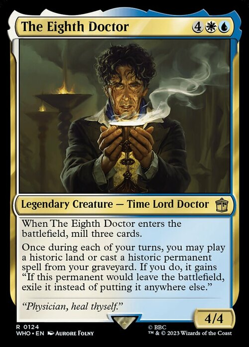 The Eighth Doctor Card Front