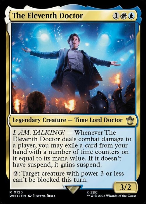 The Eleventh Doctor Card Front