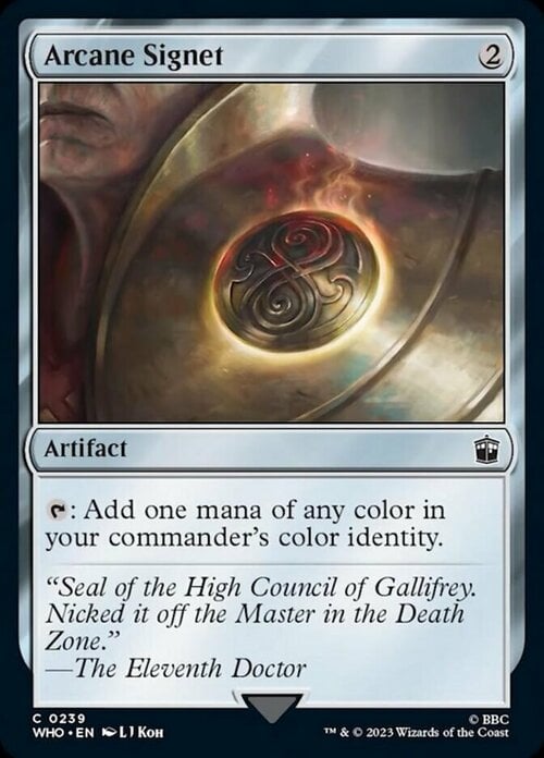 Arcane Signet Card Front