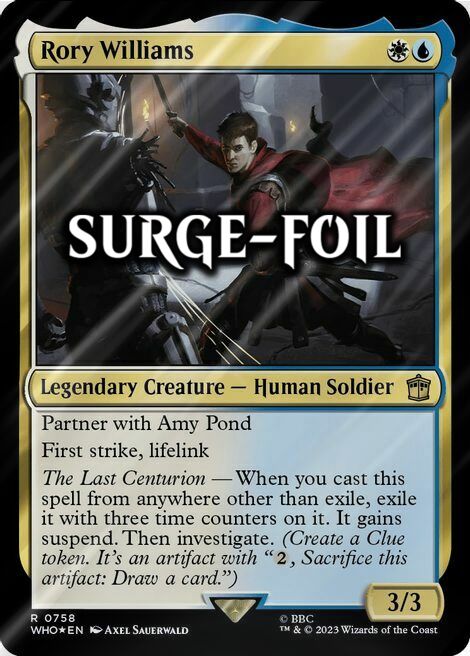 Rory Williams Card Front