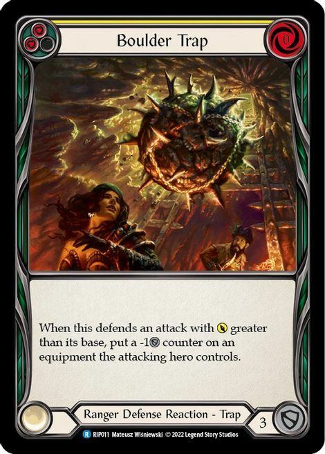 Boulder Trap Card Front