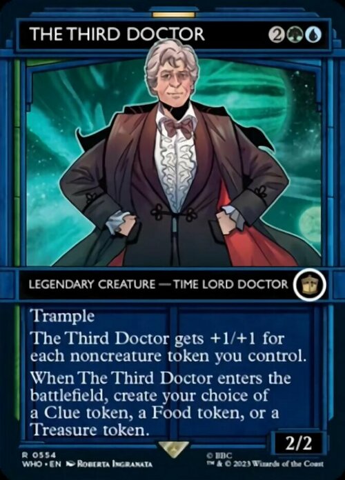 The Third Doctor Card Front