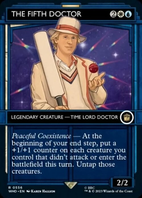 The Fifth Doctor Card Front