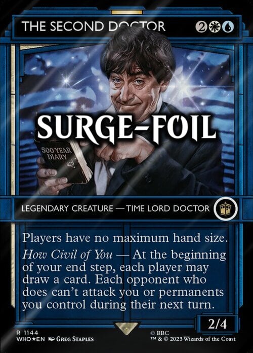 The Second Doctor Card Front