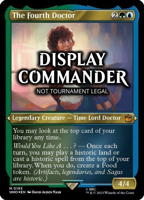 The Fourth Doctor Card Front