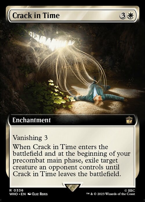 Crack in Time Card Front