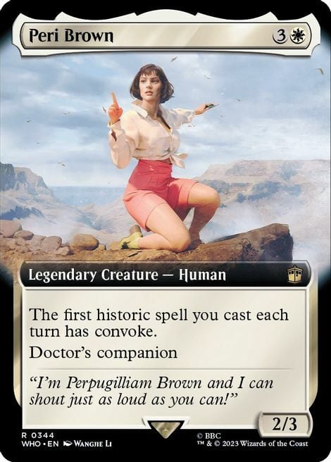 Peri Brown Card Front