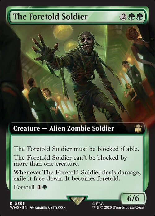 The Foretold Soldier Card Front
