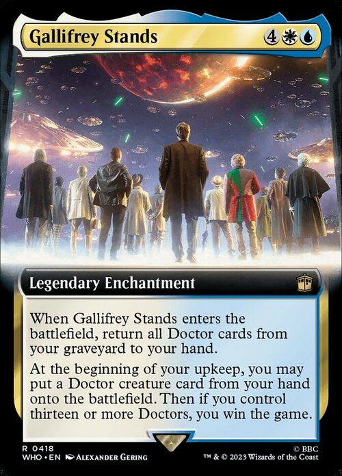 Gallifrey Stands Card Front