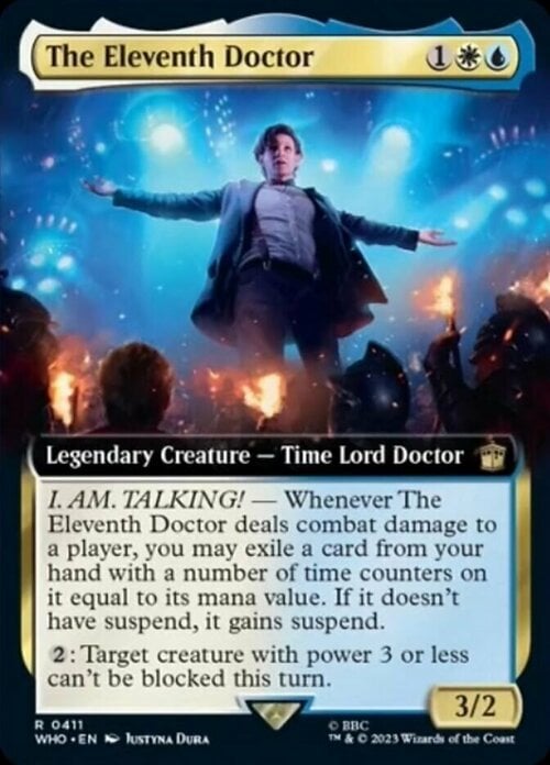 The Eleventh Doctor Card Front