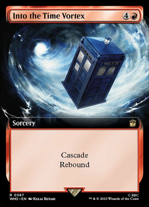 Into the Time Vortex Card Front