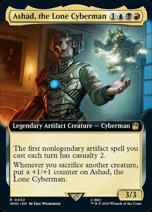 Ashad, the Lone Cyberman Card Front