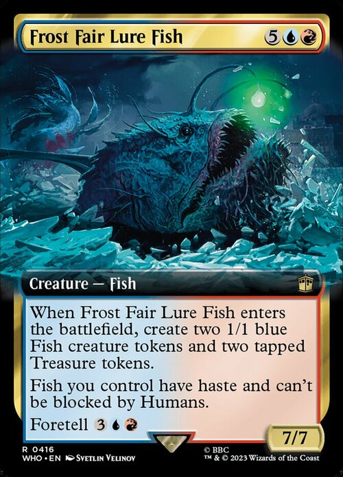 Frost Fair Lure Fish Card Front