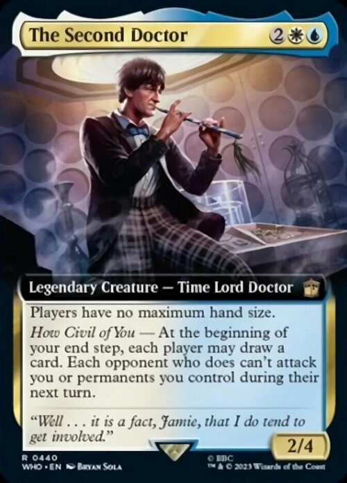 The Second Doctor Card Front