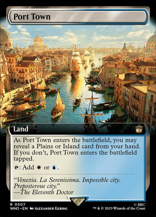 Port Town Card Front
