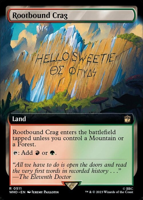 Rootbound Crag Card Front