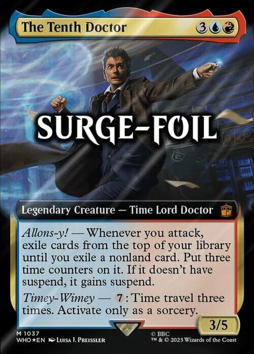 The Tenth Doctor Card Front