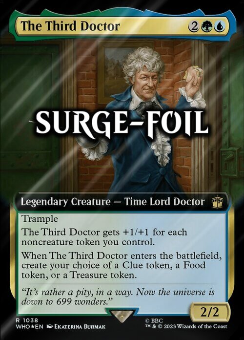 The Third Doctor Card Front