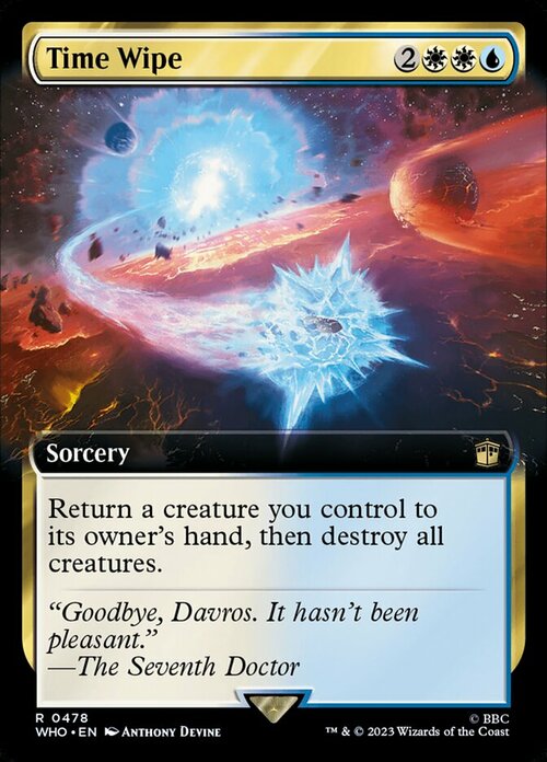 Time Wipe Card Front