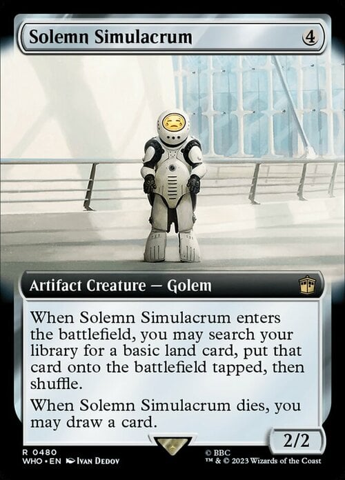 Simulacro Solenne Card Front