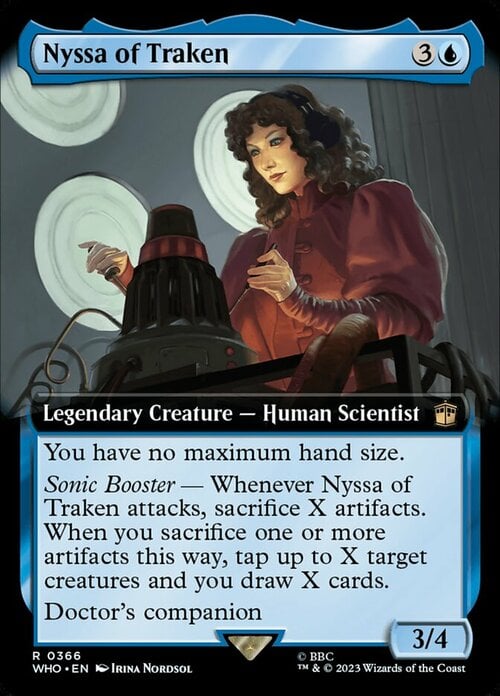 Nyssa of Traken Card Front