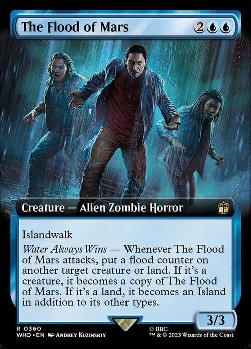 The Flood of Mars Card Front