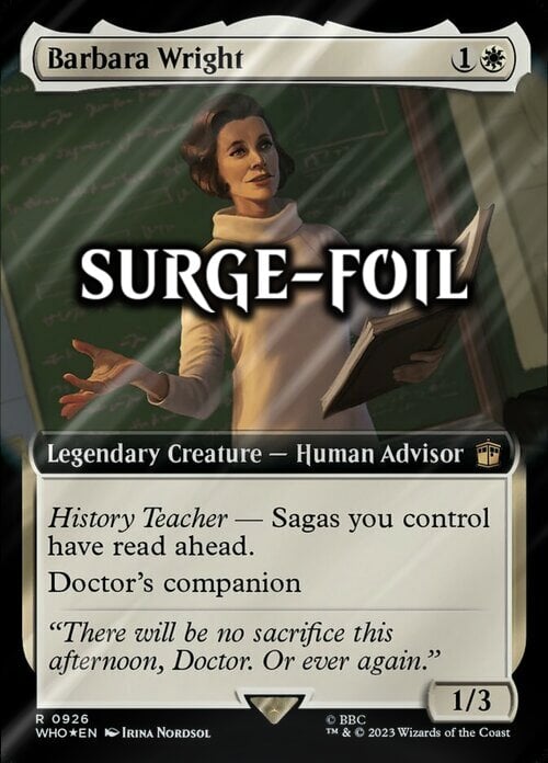 Barbara Wright Card Front