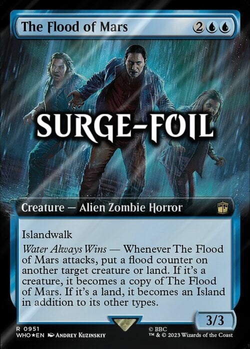 The Flood of Mars Card Front