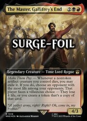 The Master, Gallifrey's End · Extended Art | Surge Foil 1018