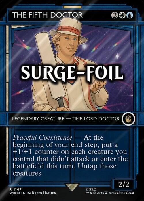 The Fifth Doctor Card Front