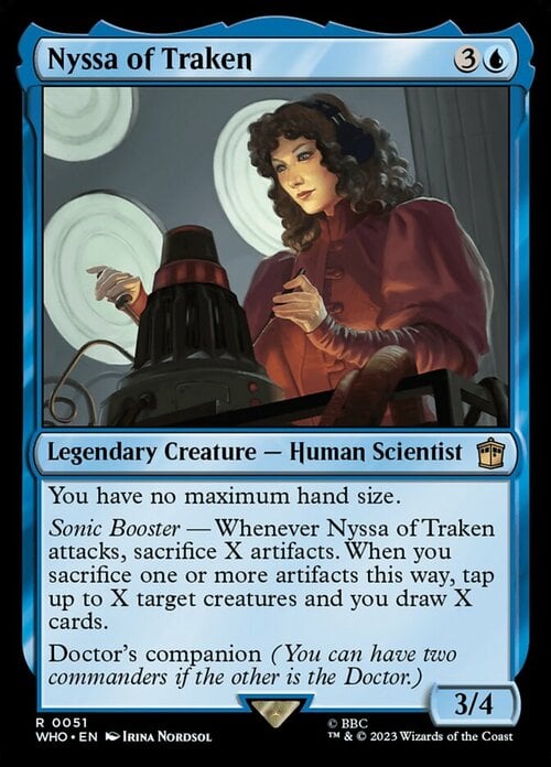 Nyssa of Traken Card Front